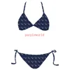 Bra Sized Swimsuits for Women Swimwear Fashion Letter Plus Tankini Bikini Sets Summer Padded Up Girls Swimsuits