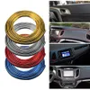 Novo 5m Universal Car Interior Molding Guarnições Line Strips Auto Car Door Gap Edge Guarnição Strip Decorative Line Sticker acessórios para automóveis