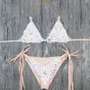 Kobiety koronkowe bikini set letni moda stylowa słodka słodka odzież strojów kąpielowych 2PCS Swimsuit mzzo
