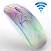 RGB Wireless Mouse Bluetooth Gamer Mouse Rechargeable Slient Mause USB-dator Mus med bakgrundsbelyst ergonomisk möss för bärbar dator