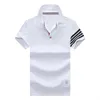 2021 Lüks Tasarımcılar Erkek Elbise Moda Polo Gömlek Erkekler Rahat Düğün Polos Mektup Baskı Nakış Yaz T Gömlek Yüksek Sokak 100% Pamuk Boyutu M-3XL # 04