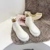 Double layer combination sole transparent jelly short boots low heel Leather Multi Color sizes 35-39