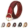 leather braided belts