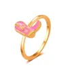 Novo Ins Criativo Cute Colorido Colorido Multi-Camada Anel Coração Do Vintage Metal Coração Anéis Para As Mulheres Meninas Moda Jóias G1125