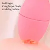 Ovos Jumping Ovo Tongue G Spot Clitóris Estimulador Inserível Vagina Massager Cabeça Dupla Vibrador Brinquedos Sexuais Para As Mulheres 1124