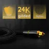 HIFI 5.1 Digitale optische audiokabel Nylon SPDIF-uitgang 1m versterker optische vezel vlecht Toslink-kabel