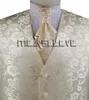 Tuxedo Man's Floral Luxe Bruiloft Custom Made Tile Coat Set