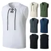 Men's T-Shirts Summer Basketball Vest Sports T-shirt Sleeveless Loose Print Casual Men Clothing