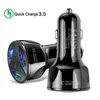 3 Port USB QC 3.0 Fast Car Charger for LG Samsung iPhone Google Moto Cell Phone Quick Charger