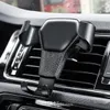 Car Phone Holder In Cars Air Vent Mount Stand No Magnetic Mobile cellPhone Holders Universal Gravity Smartphone Cell Support