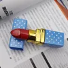 Lighter Lipstick Shaped Butane Cigarette Inflatable No Gas Flame Lady Lighters 5 color For Smoking Pipes Kitchen Tool