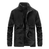 Chaifenko 겨울 양털 재킷 파카 코트 남성 봄 캐주얼 폭격기 군사 outwear 두꺼운 따뜻한 전술 육군 재킷 남자 210927
