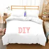 Bedding Define Home Textile Colored Cloud Cloud Pattern Boy Girls Bed Linen Duvet Cobertador Filas Filas