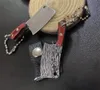 Haki Rails Wielofunkcyjny Keyring Mały Knife Knife Keychain Mini Noże Naszyjnik Naszyjnik Narzędzie Emergowe Wisiorek Mężczyźni Prezent XB1