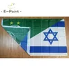 Halbe Israel Maccabi Haifa FC-Flagge, 90 cm x 150 cm, Polyester-Flaggen, Banner-Dekoration, fliegender Hausgarten, festliche Geschenke