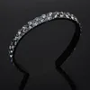 2021 Nieuwe Mode Haarband Multilayer Hollow Woven Hoofdband Vlechten Apparaat Dubbele Pony Hairstyle Rhinestone Gevlochten Hoofddeksels