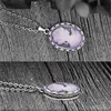 Oorbellen ketting 6 kleuren vintage ovale paarse dame queen cameo sets voor vrouwen antqiue verzilverd nagel oorbel ring sieraden set