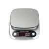 Household Kitchen Scale Electronic Food Scales Baking Measuring Tool Stainless Steel Platform LCD Display 10Kg 0.1g Medicinal Herbs Fruits