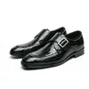 Moda Tasarımcı Biftek Tendon Alt Düğün Ayakkabı Erkekler Için Kemer Toka Düz Adam Parti Elbise Resmi Balo Iş Ayakkabısı Büyük Boy: US6.5-US13