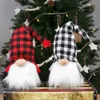 2023 Party Supplies Christmas Props Light Grid Faceless Old Rudolph Dwarf Glowing Forest Old Man Doll Decoration Gifts