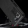 Opvouwbare Lederen Telefoon Case voor Samsung Z Fold 2 5G Case Cover voor Samsung Galaxy Z Fold2 ZFold2 5G Shockproof Coque Fundas