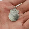 Lot 50pcs Time gem Cabochon base Antique Silver Charms Pendants for Jewelry Making Bracelet Earrings DIY Keychain Pendant 28*19mm DH0814/815