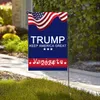 Trump 2024 Flag Make America Great Again Republican USA Flags Anti Biden Never Americas President Garden Campaign Banner T2I52501