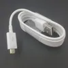 Toppkvalitet Vit Micro USB-kabel 1m 3FT Laddningsladd Laddare Tråd för typ C Mobiltelefon Samsung Galaxy S10 S9 S8 Not 7 8 9 Huawei P