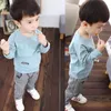 Children Boys Girls Cotton Clothing Sets Fashion Baby Gentleman Jacket Pants 2Pcs/Sets Spring AutumnT oddler Boy Clothes Tracksuits