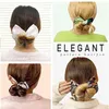 Deft Bun 패션 헤어 밴드 여성 여름 매듭 와이어 헤드 밴드 인쇄 Hairpin Braider Maker 사용하기 쉬운 DIY 액세서리