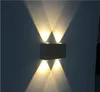 Lampa ścienna w górę iw dół reflektory dzienne salon sypialnia TV tle światła schody przejścia do wejścia El