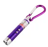 Party Favor wielofunkcyjny Mini 3 In1 LED Laser Light Wskaźnik Kluczkowy Latarki Mini-Torch Latarki Pieniądze Detektor Lights SN3078