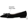 ALLBITEFO sweet bow-knot Genuine Leather high heels office pointed toe women heels fashion sexy women high heel shoes 210611