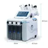 6 in 1 H 2 O 2超音波キャビテーションRF機器Hydra Dermabrasion Machine水素真空スキンクリーニング若返り