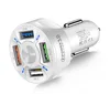 Car USB Charger 7A 48W 4 Port Quick Charge QC 3.0 Universal Fast Charging for Mobile Phone Cigarette Adapter With Package