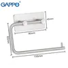 Gappo Kağıt Tutucular Kapak Rulo Tuvalet Kağıt Tutucular Paslanmaz Çelik Rulo Kağıt Askı Kapak Banyo Duvar Montaj Aksesuarları T200425