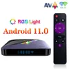 Smart TV Box Android 11 A95x F3 Air II Amlogic S905W2 5G Wifi 4K 3D BT5.0 RGB Light TV Box Lettore multimediale HD 4 GB 32 GB