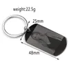 Custom Photo Name Keychain 316L Stainless Steel Key Chian Engraved Picture Word AI Files Key Ring Personalized Gift for Friends