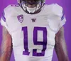 NCAA College Washington Huskies Football Jerseys Michael Penix JR Dylan Morris Dillon Johnson Will Nixon Tybo Rogers Rome Odunze Jalen McMillan Tupuola-Fetui Polk