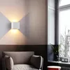 Moderne LED-Wandlampen Up Down Cube Schlafzimmer Wandleuchte Lampenbefestigung Indoor Outdoor USAlight