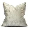 クッション/装飾的な枕クッションカバー45×45 CMの装飾的な枕カバーノルディックカバークッション絶妙な白い格子縞のブロンズの高級ホームウェア