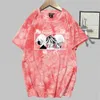 Tokyo Revengers Stampa Moda Manica Corta O-Collo Tie Dye T-Shirt Unisex Y0809