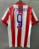 2004 2005 الرجعية f.torres كرة القدم الفانيلة المنزل الأحمر الأبيض سيمون 100th الذكرى خمر camiseta دي فوبرول كلاسيكي ذكرى كرة القدم