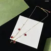 Trendy Star Crystal Necklaces Letter Pendant Bracelet Women Anniversary Party Jewelry Sets With Stamps