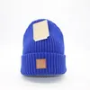 Moda boné de inverno masculino designer gorro gorro feminino cor sólida gorro de malha respirável bonés casuais