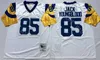 Chen37 NCAA Football 29 Eric Dickerson 13 Kurt Warner Trikots 28 Marshall Faulk 85 Jack Youngblood 75 Deacon Jones Blue White Men Vintage