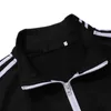 Mäns Jacka Svart Casual Coat Baseball Bomber Jacka Streetwear Tunna Spring Höst Kör Rörelse Jackor Män 210818