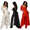 lace pants suits