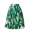 zielona spódnica liściowa