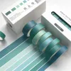 8 unids/set lindo Color sólido Washi Tape rejilla cinta adhesiva Kawaii cintas adhesivas decorativas pegatina Scrapbook diario papelería 2016 KDJK2103